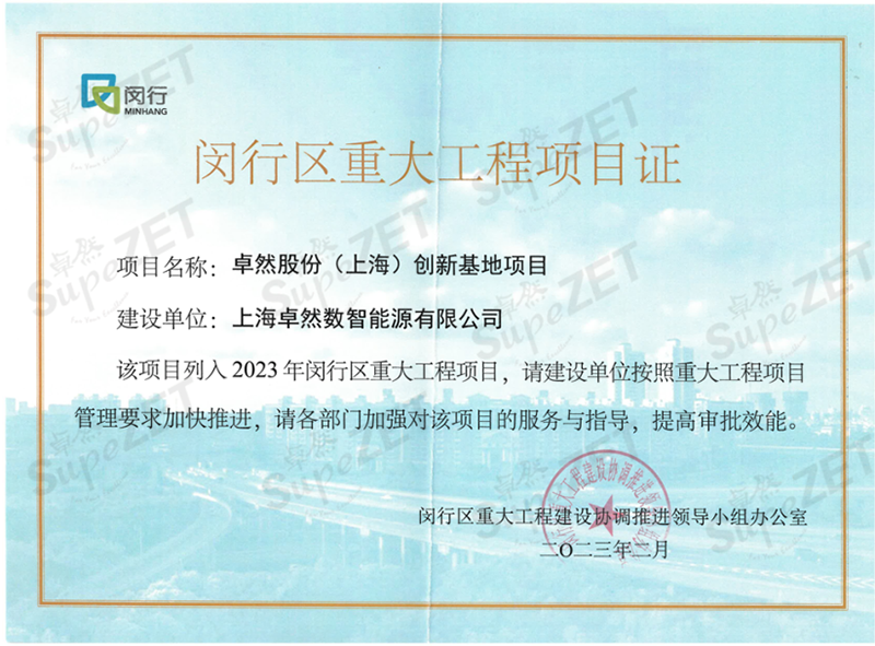 共建未来丨耀世娱乐股份（上海）创新基地亮相“2023年闵行区重大工程项目开工仪式”主会。